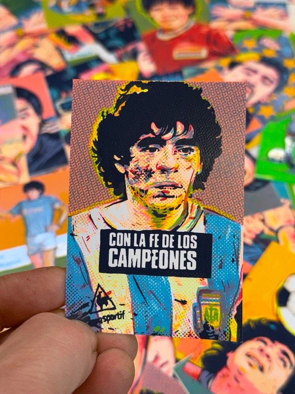 Producto - Stickers de Diego en serigrafía - 5