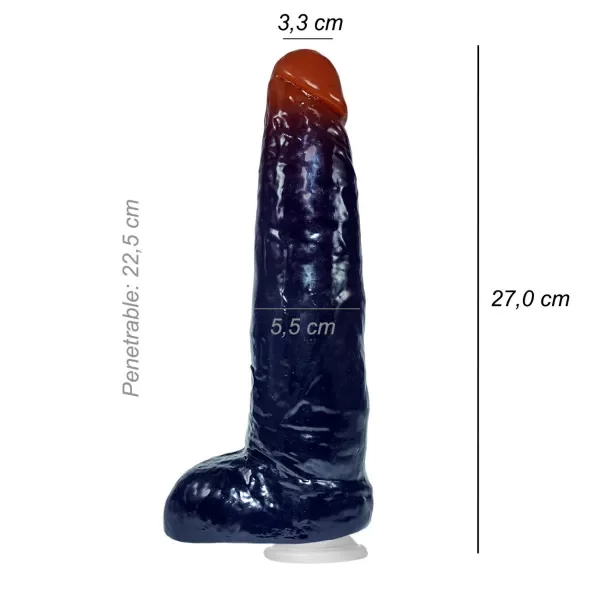 Producto - Dildo Consolador Realista Brad Stone Xl mulato - 0