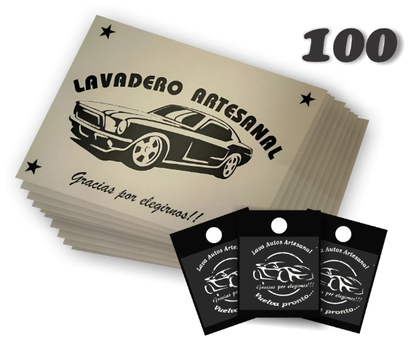 Producto - 100 Alfombras de Papel + 100 Bolsas de Friselinea (Palanca de Cambios)