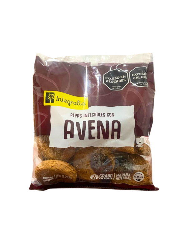 Producto - PEPAS INTEGRALES DE AVENA INTEGRALIA 220G
