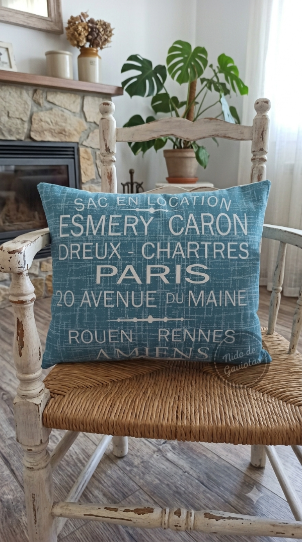 Producto - Almohadón estilo vintage "Amiens" - 0
