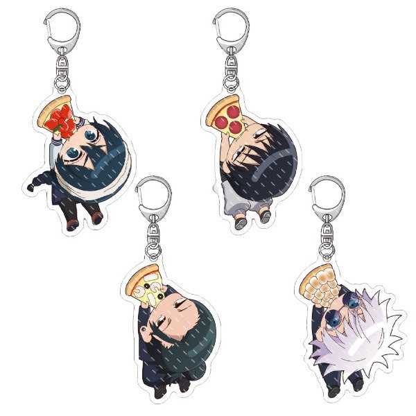 Producto - Jjk school ver. pizza Keychains