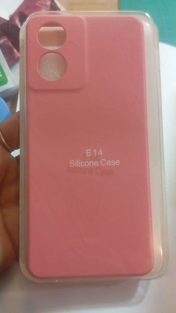 Producto - Funda Silicone Case Rosa para Moto E14 - G04 - G04s
