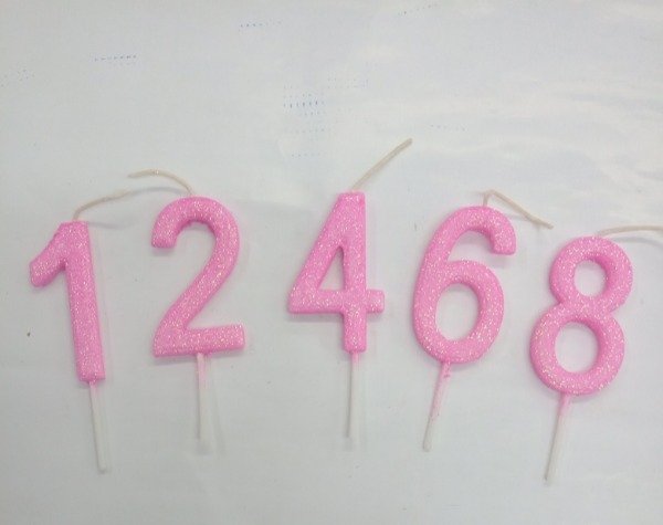 Producto - Vela numero plastico x unidad