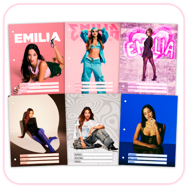 Producto - Kit imprimible Carátulas Separadores N3 EMILIA