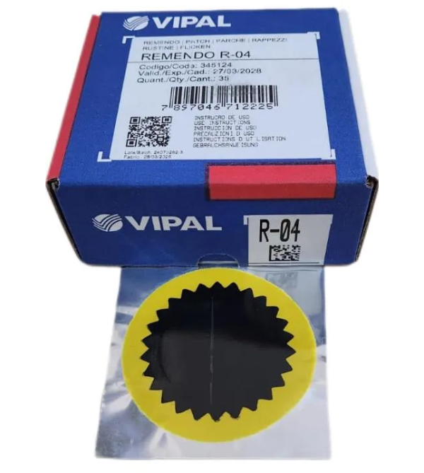 Producto - Parches VIPAL Para Camara Redondos De 80mm R-04