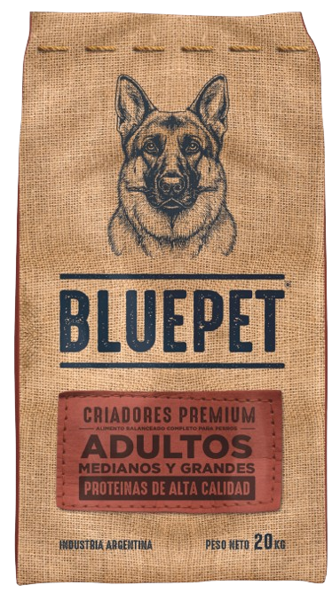 Producto - BLUEPET Adulto Razas Medianas Grandes x 20 kg