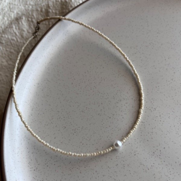 Producto - Choker Clara - crema