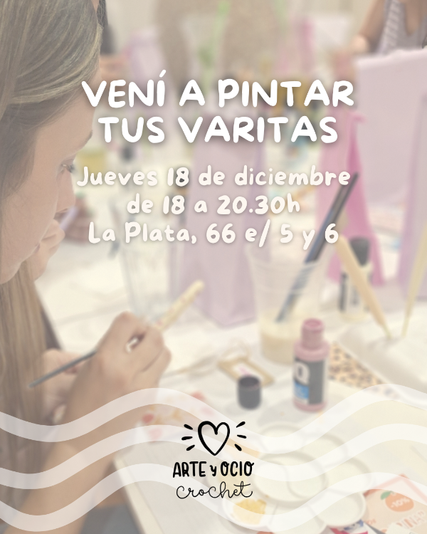 Producto - 18/12 - PINTÁ TUS VARITAS CONMIGO EN LA PLATA! Reservá tu lugar con una seña