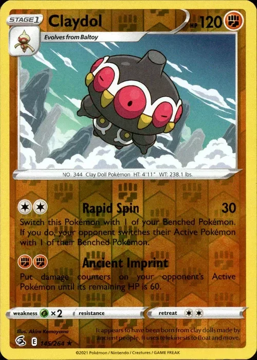 Producto - Claydol - 145/264 - Fusion Strike - Reverse Holo