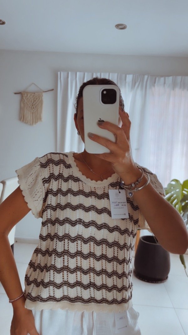 Producto - Sweater de hilo rayado