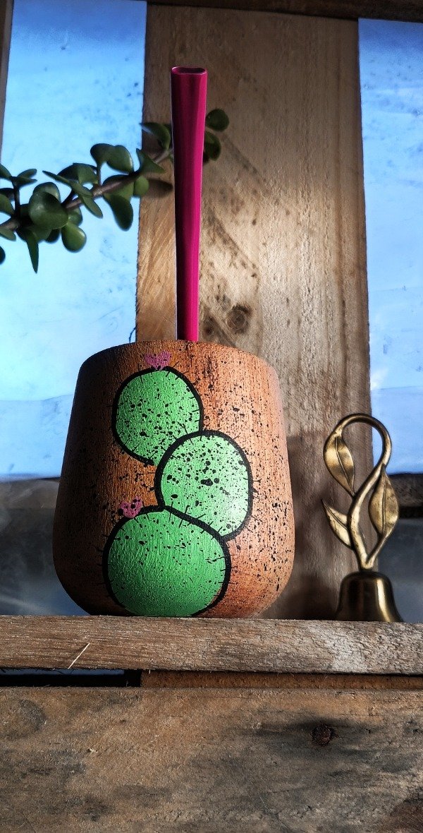 Producto - Mate Artesanal - Cactus