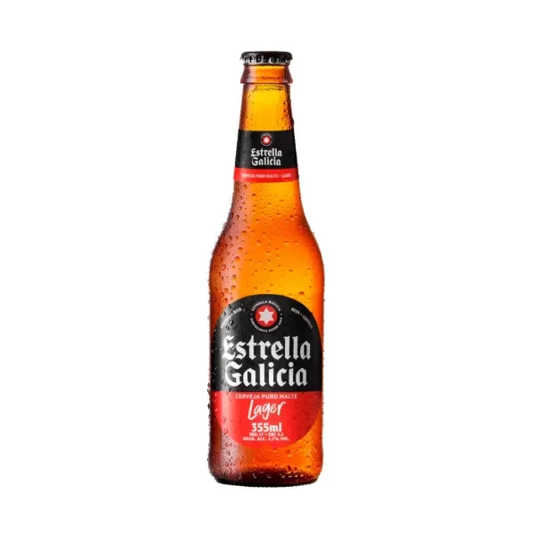 Producto - Estrella Galicia Porrón 355 ml Cerveza Importada