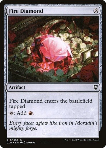Producto - Fire Diamond #313  Commander Legends: Battle for Baldur's Gate