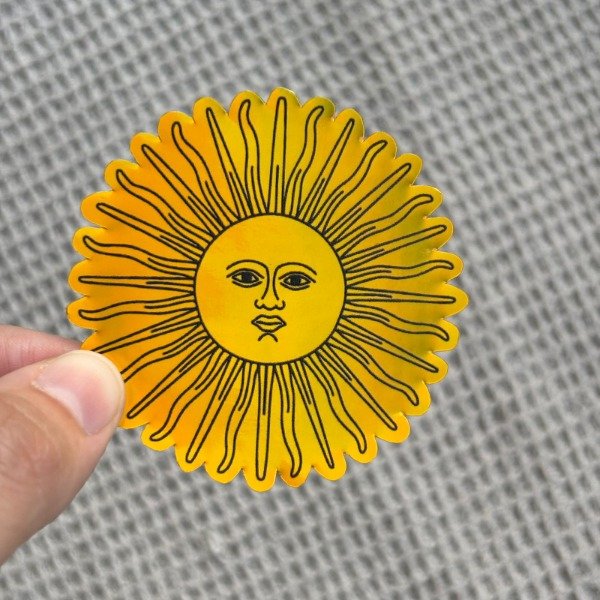 Producto - Sol de mayo dorado tornasolado