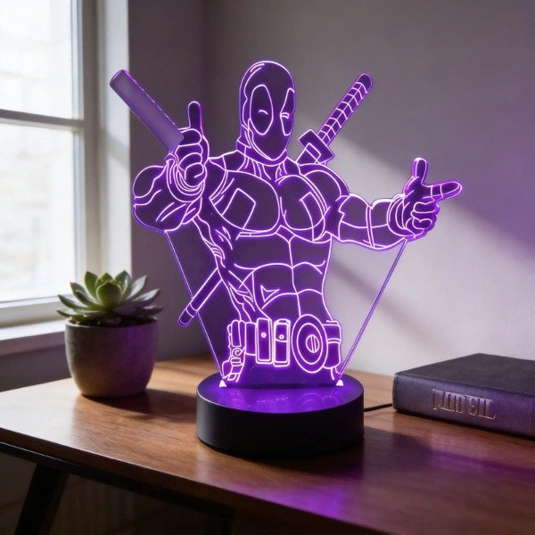 Producto - Velador Led Deadpoll