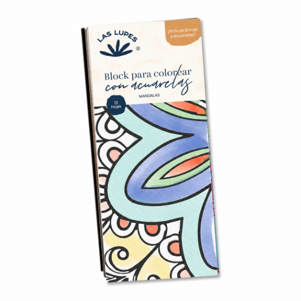 Producto - LIBRETA PARA COLOREAR CON ACUARELAS - Mandalas - 0