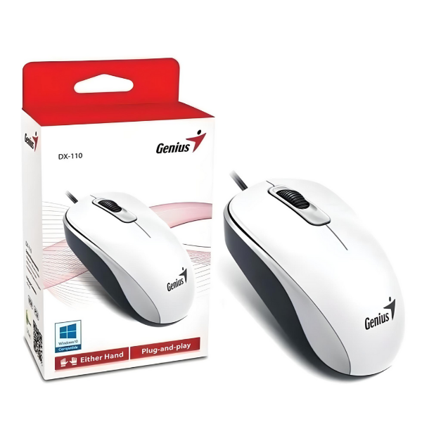 Producto - Mouse Genius USB DX110 USB BLANCO