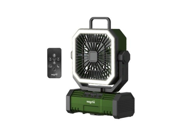 Producto - Ventilador Portátil con Oscilación y Batería Recargable de 10000MAH