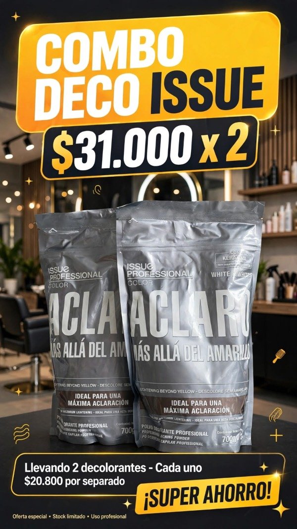 Producto - Combo decolorante issue x2
