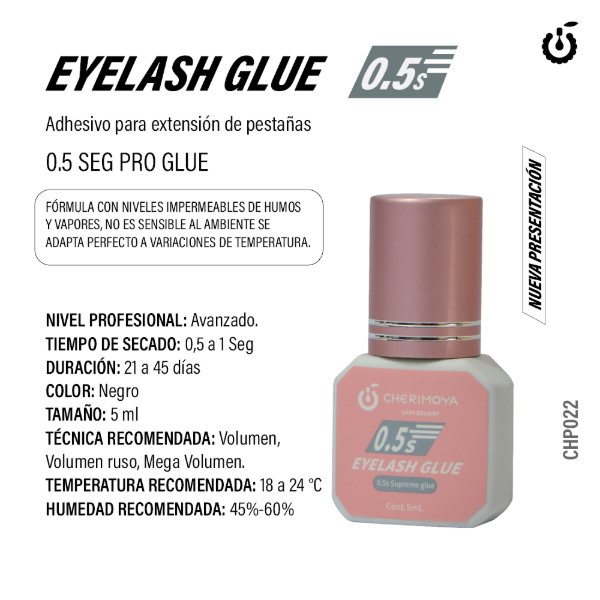 Producto - Adhesivo para extensión de pestaña 5ml Supreme Glue 0.5s (CHP022)
