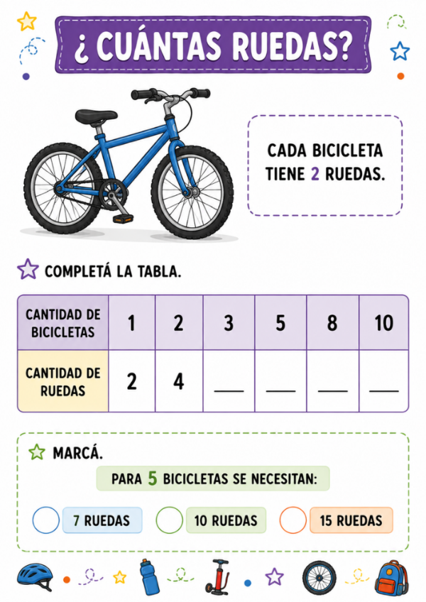 Producto - PROPORCIONALIDAD EN TABLAS: Actividades con apoyo visual - 8