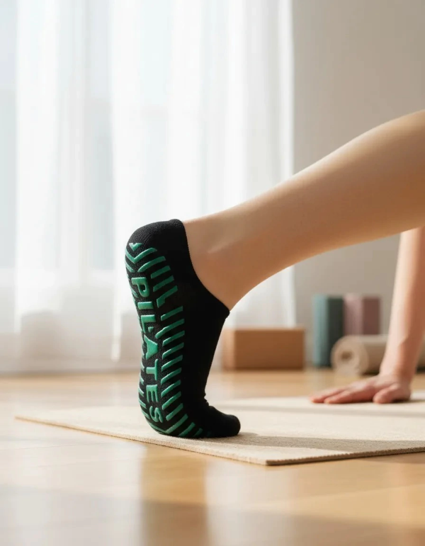 Producto - Soquetes invisibles antideslizantes PILATES (T 34-39)