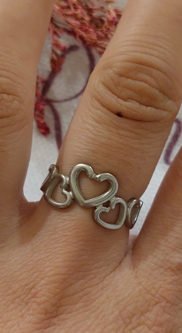 Producto - Anillo corazones (a.q)