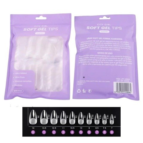 Producto - TIPS CITY GIRL ALEMENDRA 600 PCS