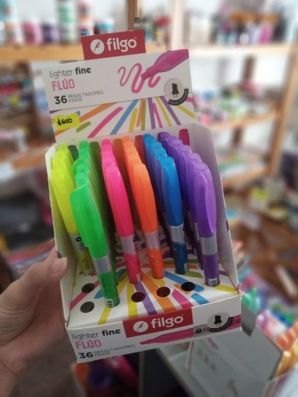 Producto - RESALTADOR FILGO LIGHTER FINE FLUO V/COLORES