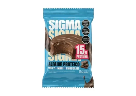 Producto - Alfajor Proteico Sigma 15g Proteina