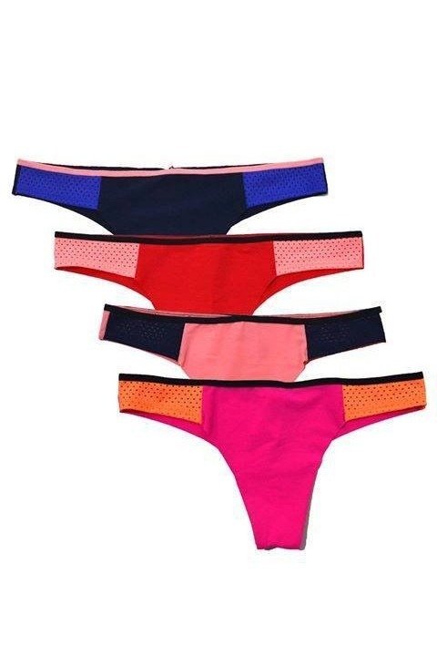 Producto - Victorias Secret Tanga Varsity Pink