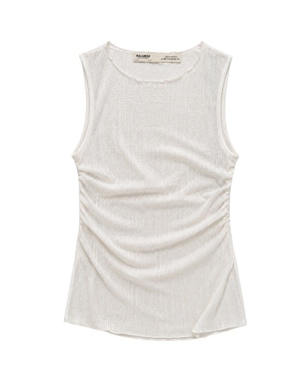 Producto - Top Blanco PullBear - 0