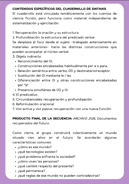 Producto - CAJA DE LENGUA PARA 6TO Y 7MO - CIENCIA FICCIÓN - 5