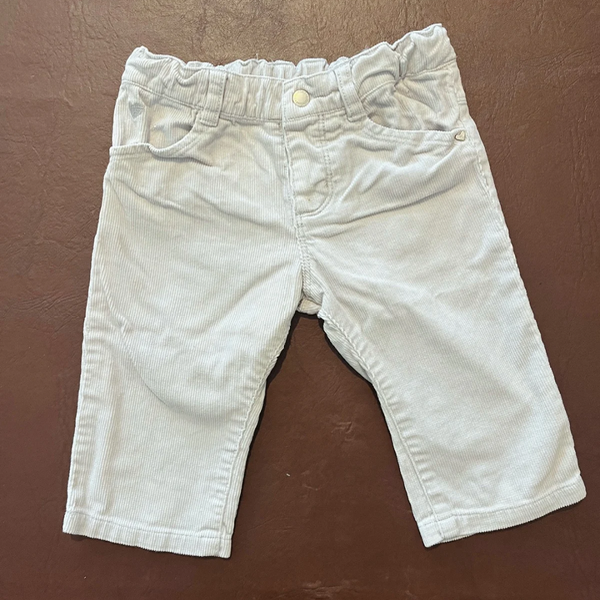 Producto - Pantalon Corderoy Mimo Gris brillos 9M