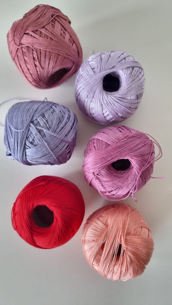 Producto - Hilo de ENCAJE x 290 Metros (de 1 mm)/ rosas