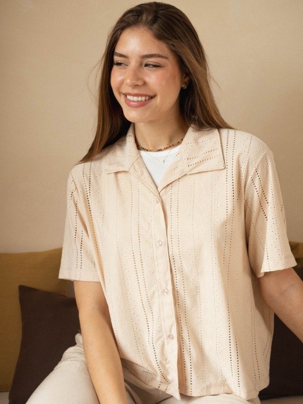 Producto - Camisa Manga Corta Brodery Gise (Art.5845)