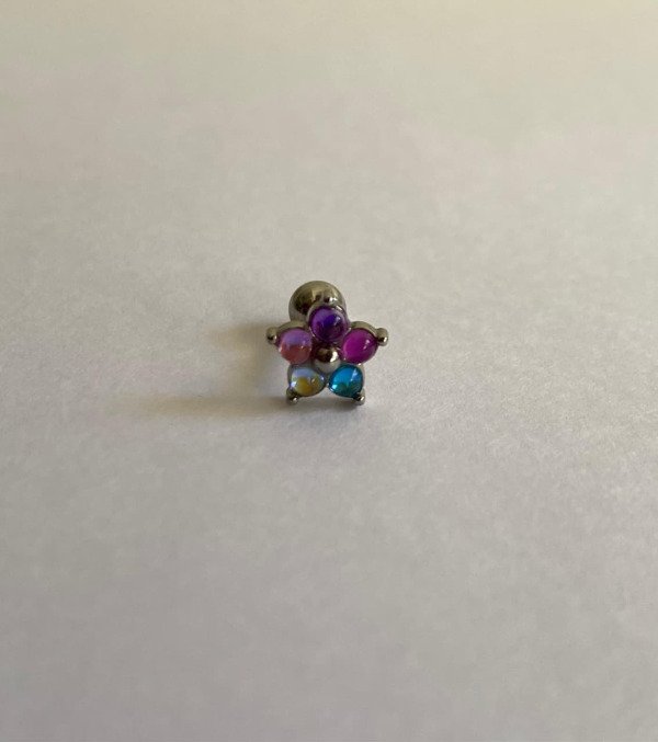 Producto - Barbell flor multicolor