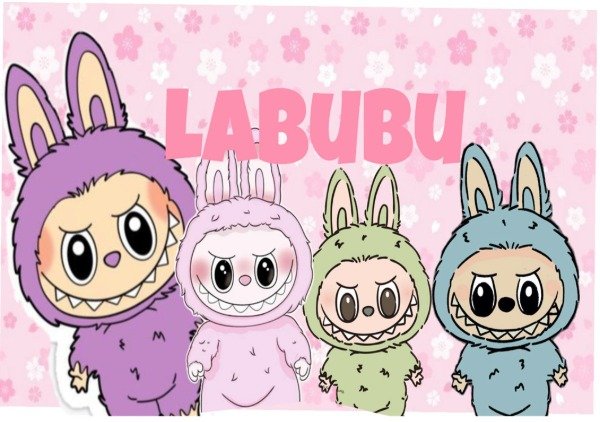 Producto - LAMINA LABUBU 12 RECTANGULAR