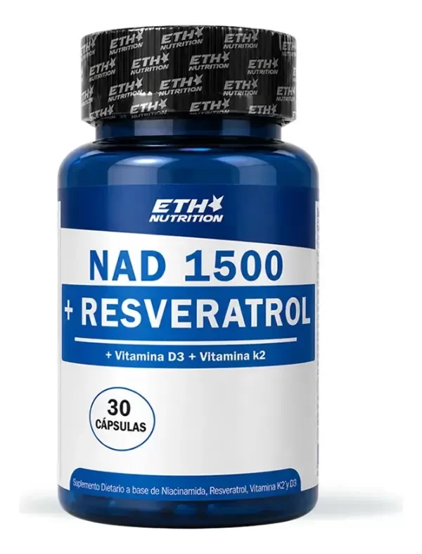 Producto - NAD + Resveratrol ETH Nutrition - 30 caps - 0