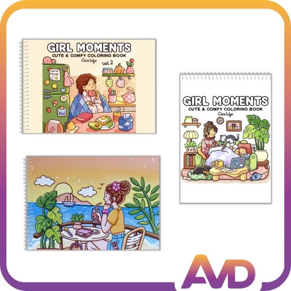 Producto - Girl Moments Libro para colorear