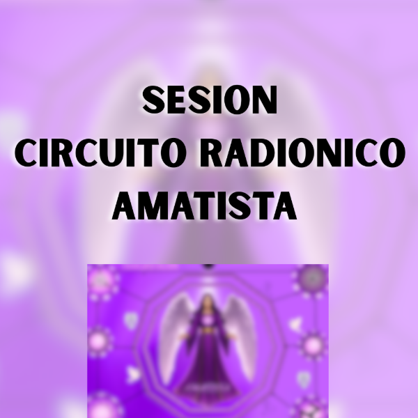 Producto - SESIÓN CIRCUITO RADIONICO ARCANGELINA AMATISTA
