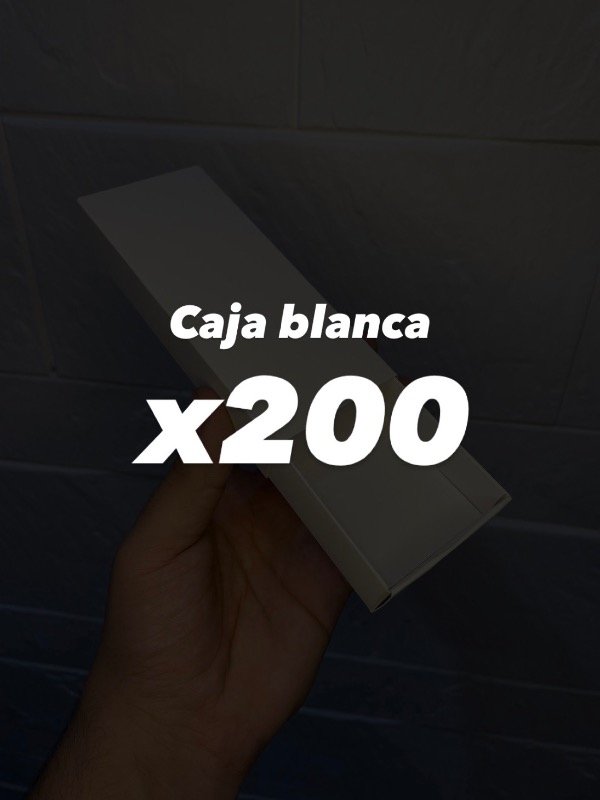 Producto - ESTUCHE CAJA BLANCA x200