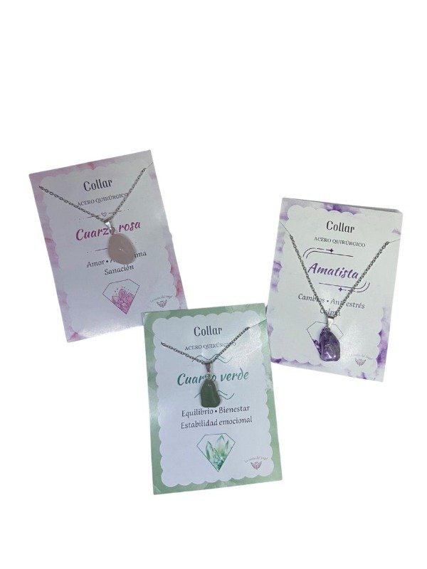 Producto - Collar con dije piedra