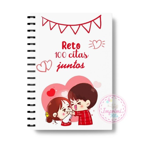 Producto - Kit Imprimible 100 Citas en pareja Fotolibro Diario Agenda Journal Recuerdos