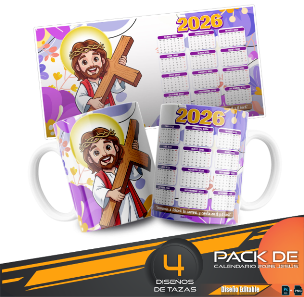 Producto - Calendario 2026  Jesús COD 4791