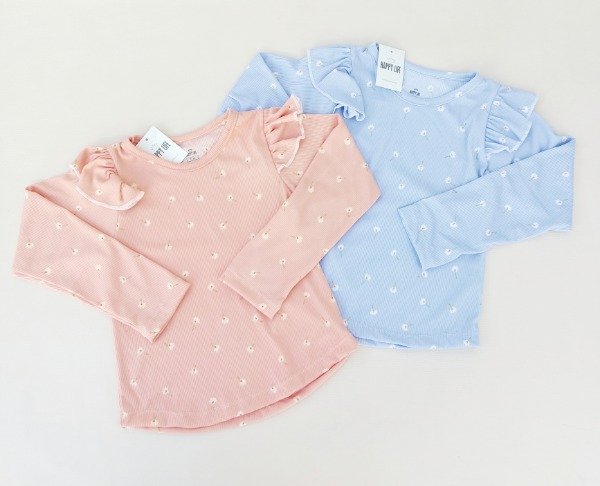Producto - Remera Flor Morley de algodón - Lila y Salmon (2 a 8 años) - 3