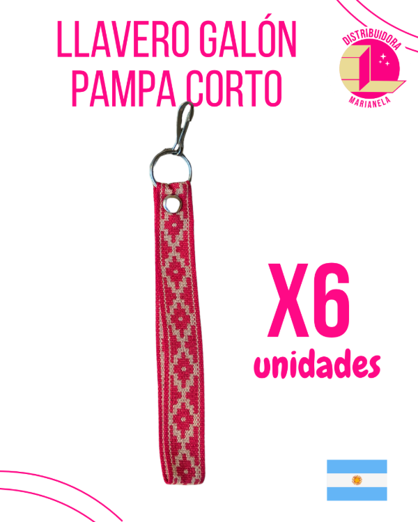 Producto - Llavero Galón Pampa Corto - Pack x6 unidades