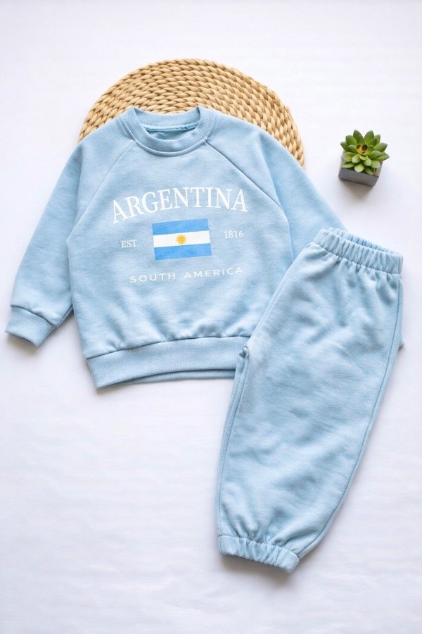 Producto - CONJUNTO ARGENTINA CELESTE (BUZO + PANTALÓN BAGGY)