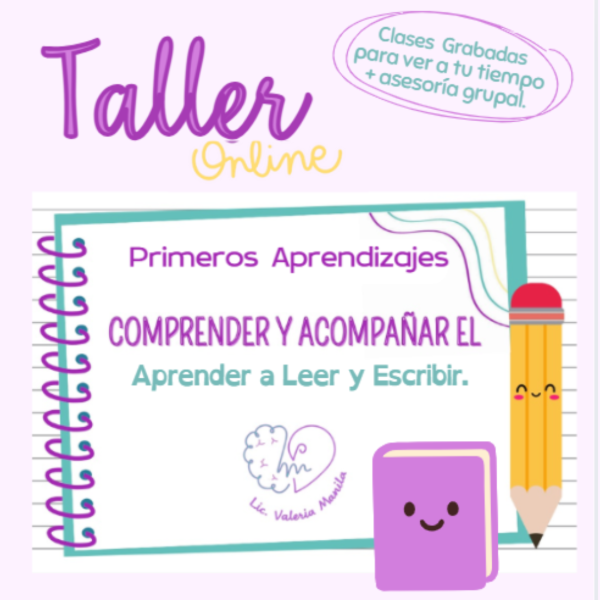 Producto - Taller "Primeros Aprendizajes: LECTOESCRITURA"